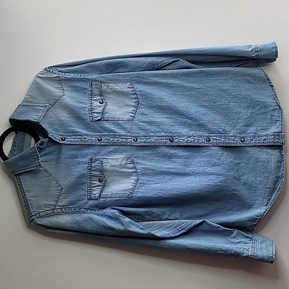 Mossimo Supply Co button-down denim shirt